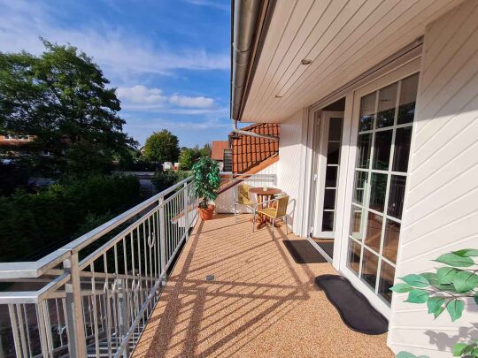 Eingang Ferienwohnung Heidetraum | Unterbringung | Ferienhof & Reiterhof Lünzen