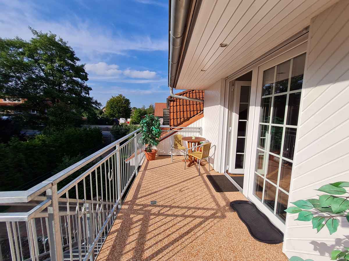 Eingang Ferienwohnung Heidetraum | Unterbringung | Ferienhof & Reiterhof Lünzen