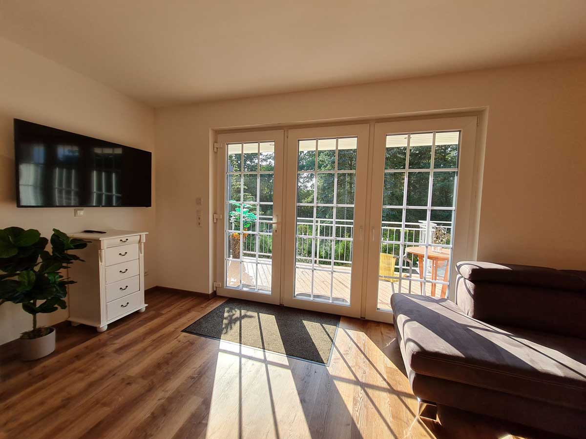 Wohnbereich Ferienwohnung Landliebe | Unterbringung | Ferienhof & Reiterhof Lünzen