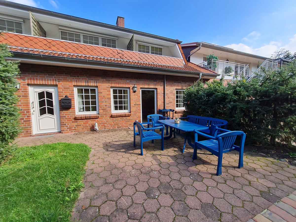 Eingang Ferienwohnung Gartenblick | Unterbringung | Ferienhof & Reiterhof Lünzen